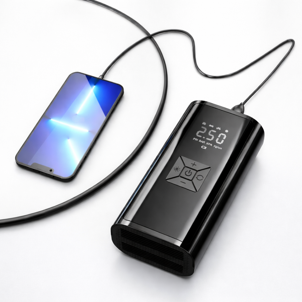 RoadMate™ Portable Power Bank Tyre Inflator