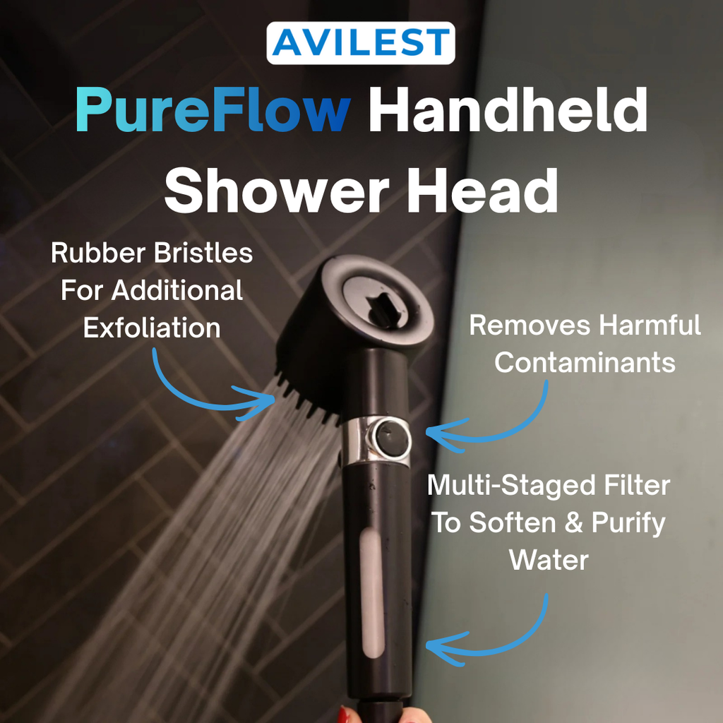 PureFlow™ Shower Head Kit + 5 FREE Filters
