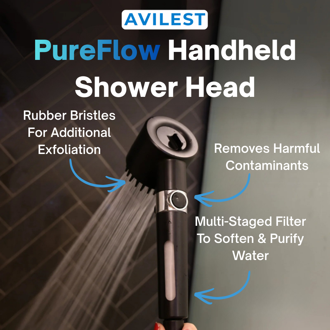 PureFlow™ Shower Head Kit + 5 FREE Filters